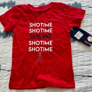 New With Tags MLB Tiny Turnip Los Angeles Angels Ohtani 18 Months T-Shirt